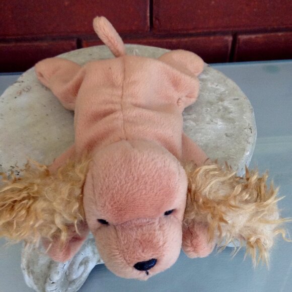 Vintage TY Beanie Baby 'Spunky'  Collectible Cocker Spaniel - Picture 1 of 5
